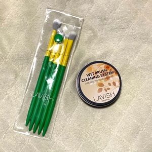 LAVISH Brush Set and Cleaner
